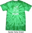 White Penguin Power Run Spider Tie Dye Shirt