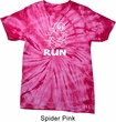 White Penguin Power Run Spider Tie Dye Shirt