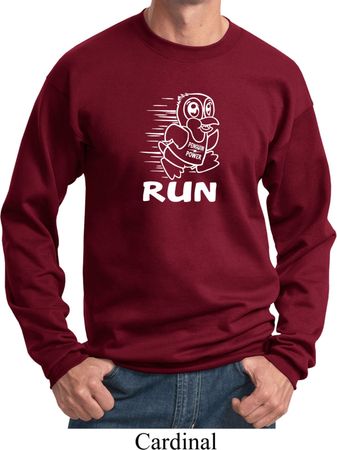White Penguin Power Run Sweatshirt