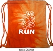 White Penguin Power Run Tie Dye Bag