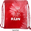White Penguin Power Run Tie Dye Bag