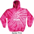 White Penguin Power Run Tie Dye Hoodie