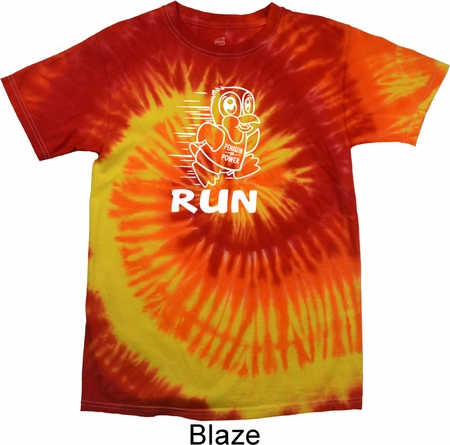 White Penguin Power Run Tie Dye Shirt