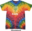 White Penguin Power Run Tie Dye Shirt