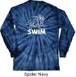 White Penguin Power Swim Long Sleeve Tie Dye T-shirt