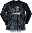 White Penguin Power Swim Long Sleeve Tie Dye T-shirt