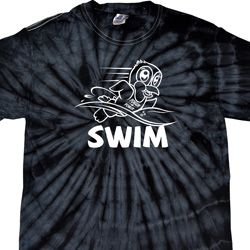 White Penguin Power Swim Spider Tie Dye T-shirt