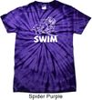 White Penguin Power Swim Spider Tie Dye T-shirt