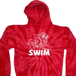 White Penguin Power Swim Tie Dye Hoodie