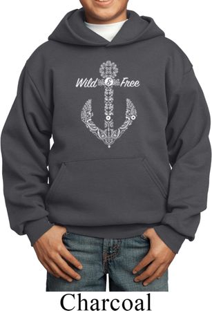 Wild and Free Anchor Kids Hoody