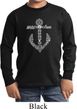 Wild and Free Anchor Kids Long Sleeve Shirt