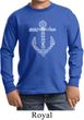 Wild and Free Anchor Kids Long Sleeve Shirt