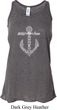 Wild and Free Anchor Ladies Flowy Racerback Tanktop