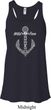Wild and Free Anchor Ladies Flowy Racerback Tanktop