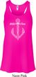 Wild and Free Anchor Ladies Flowy Racerback Tanktop
