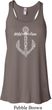 Wild and Free Anchor Ladies Flowy Racerback Tanktop