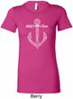 Wild and Free Anchor Ladies Longer Length Shirt