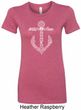 Wild and Free Anchor Ladies Longer Length Shirt
