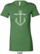 Wild and Free Anchor Ladies Longer Length Shirt