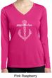 Wild and Free Anchor Ladies Moisture Wicking Long Sleeve Shirt