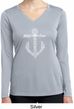 Wild and Free Anchor Ladies Moisture Wicking Long Sleeve Shirt