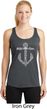 Wild and Free Anchor Ladies Moisture Wicking Racerback Tank Top