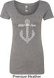 Wild and Free Anchor Ladies Scoop Neck Shirt