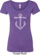 Wild and Free Anchor Ladies Scoop Neck Shirt
