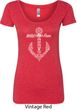 Wild and Free Anchor Ladies Scoop Neck Shirt