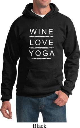 Wine Love Yoga Hoodie