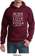 Wine Love Yoga Hoodie