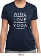 Wine Love Yoga Ladies Moisture Wicking Shirt