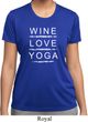 Wine Love Yoga Ladies Moisture Wicking Shirt