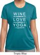 Wine Love Yoga Ladies Moisture Wicking Shirt