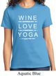Wine Love Yoga Ladies Shirt