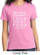 Wine Love Yoga Ladies Shirt