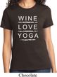 Wine Love Yoga Ladies Shirt