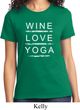 Wine Love Yoga Ladies Shirt