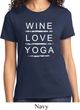 Wine Love Yoga Ladies Shirt
