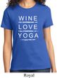 Wine Love Yoga Ladies Shirt
