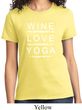 Wine Love Yoga Ladies Shirt