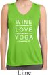 Wine Love Yoga Ladies Sleeveless Moisture Wicking Shirt