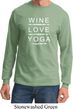 Wine Love Yoga Long Sleeve Shirt