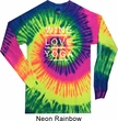 Wine Love Yoga Long Sleeve Tie Dye Shirt