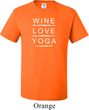Wine Love Yoga Mens Tall Shirt