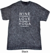 Wine Love Yoga Mineral Tie Dye Shirt