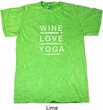 Wine Love Yoga Mineral Tie Dye Shirt
