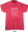 Wine Love Yoga Mineral Tie Dye Shirt