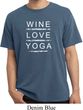 Wine Love Yoga Pigment Dyed Shirt