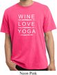 Wine Love Yoga Pigment Dyed Shirt